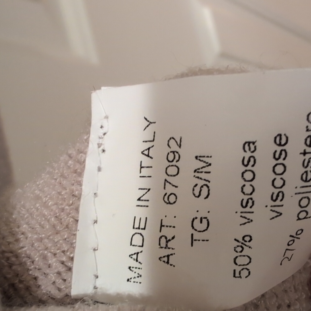 Italian Cozy Tan Women's Cowl Neck Sweater - Picture 2 of 8